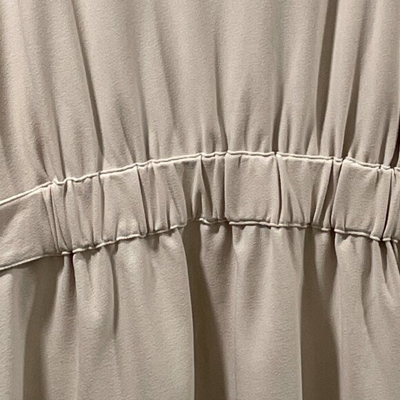 LYSSE "Ilaria" Short Sleeve Tunic Blazer Open Front Short Sleeve, Cream - L - Picture 6 of 15